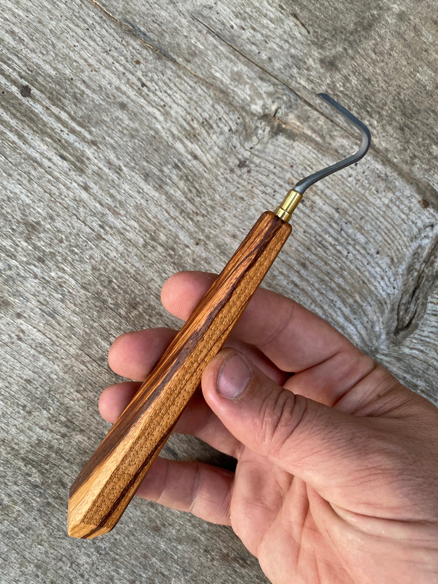 Open Hook Tungsten Carbide Trimming Tool Handmade With Custom Personalized Engraving – Gift For Potters