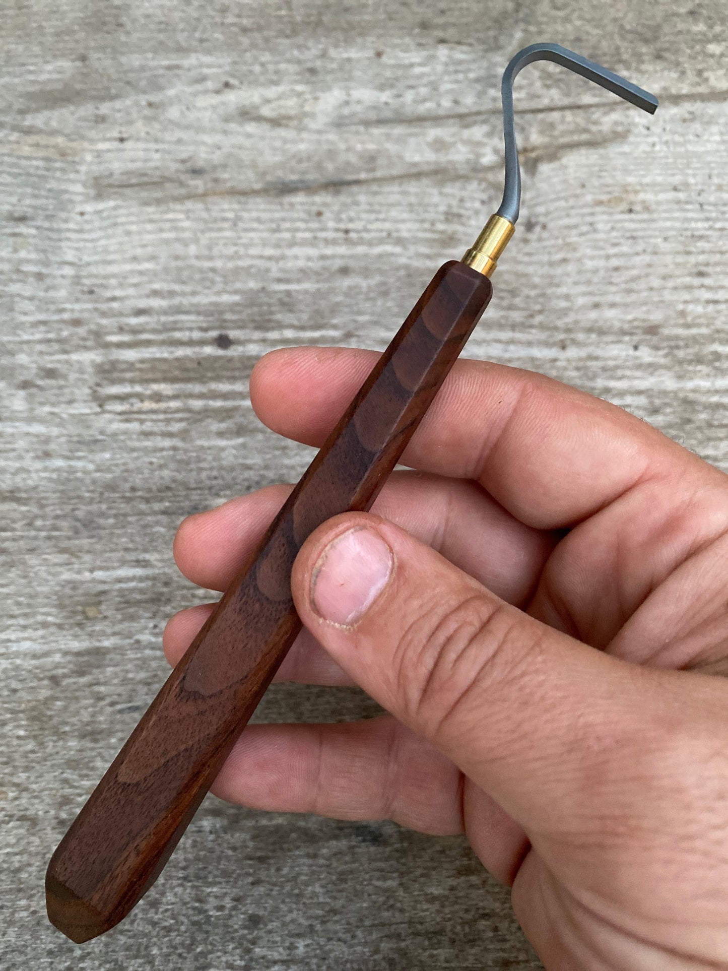 Open Hook Tungsten Carbide Trimming Tool Handmade With Custom Personalized Engraving – Gift For Potters